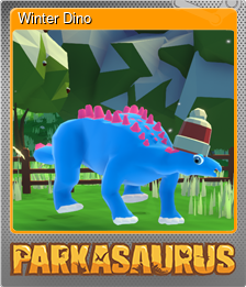 Series 1 - Card 5 of 7 - Winter Dino