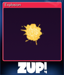 Series 1 - Card 4 of 6 - Explosion