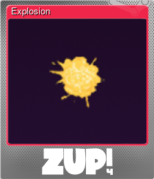 Series 1 - Card 4 of 6 - Explosion