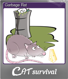 Series 1 - Card 6 of 9 - Garbage Rat