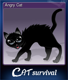 Series 1 - Card 1 of 9 - Angry Cat