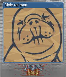 Series 1 - Card 1 of 5 - Mole rat man
