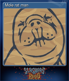 Series 1 - Card 1 of 5 - Mole rat man