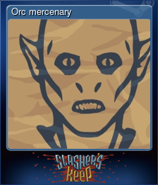 Series 1 - Card 2 of 5 - Orc mercenary