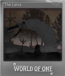 Series 1 - Card 1 of 8 - The Larva