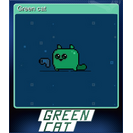 Green cat