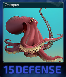 Series 1 - Card 1 of 5 - Octopus