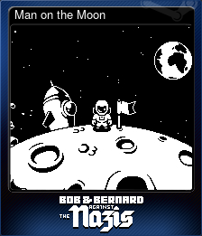 Series 1 - Card 4 of 6 - Man on the Moon