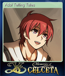 Series 1 - Card 1 of 8 - Adol Telling Tales