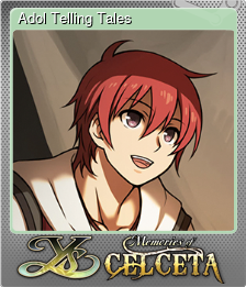 Series 1 - Card 1 of 8 - Adol Telling Tales