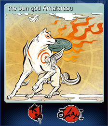 the sun god Amaterasu