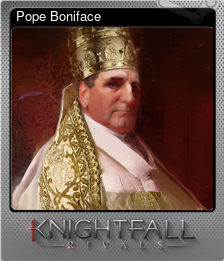 Series 1 - Card 4 of 10 - Pope Boniface