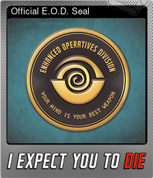 Series 1 - Card 2 of 7 - Official E.O.D. Seal