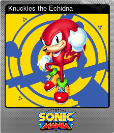 Series 1 - Card 6 of 8 - Knuckles the Echidna