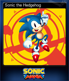 Series 1 - Card 7 of 8 - Sonic the Hedgehog