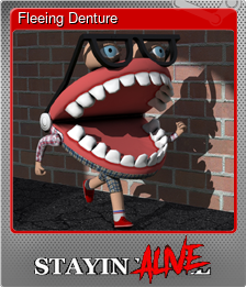 Series 1 - Card 1 of 7 - Fleeing Denture