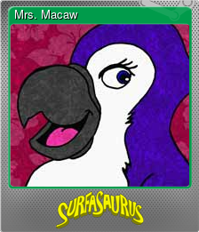 Series 1 - Card 9 of 10 - Mrs. Macaw