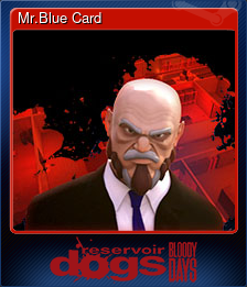 Series 1 - Card 2 of 6 - Mr.Blue Card