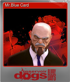 Series 1 - Card 2 of 6 - Mr.Blue Card