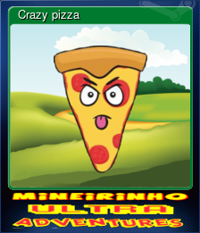 Series 1 - Card 4 of 5 - Crazy pizza