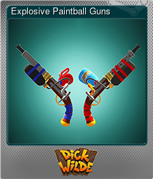 Series 1 - Card 3 of 7 - Explosive Paintball Guns
