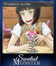 Series 1 - Card 6 of 6 - Strawberry sundae