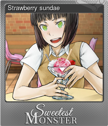 Series 1 - Card 6 of 6 - Strawberry sundae