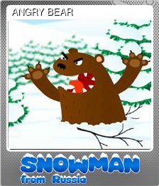 Series 1 - Card 6 of 7 - ANGRY BEAR