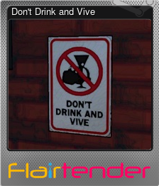 Series 1 - Card 1 of 5 - Don't Drink and Vive