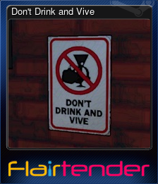 Series 1 - Card 1 of 5 - Don't Drink and Vive