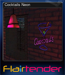 Series 1 - Card 2 of 5 - Cocktails Neon