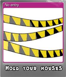 Series 1 - Card 5 of 5 - No entry