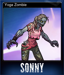 Series 1 - Card 3 of 5 - Yoga Zombie