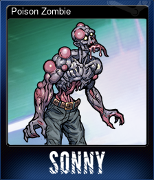 Series 1 - Card 2 of 5 - Poison Zombie