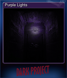 Series 1 - Card 3 of 5 - Purple Lights