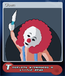 Series 1 - Card 5 of 5 - Clown