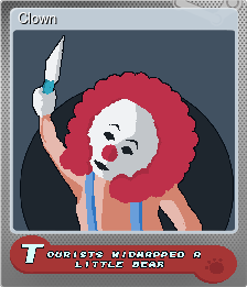 Series 1 - Card 5 of 5 - Clown
