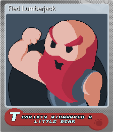 Series 1 - Card 2 of 5 - Red Lumberjack