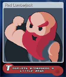 Series 1 - Card 2 of 5 - Red Lumberjack