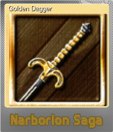 Series 1 - Card 2 of 5 - Golden Dagger