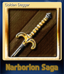 Series 1 - Card 2 of 5 - Golden Dagger