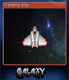 Series 1 - Card 4 of 5 - 1 enemy ship