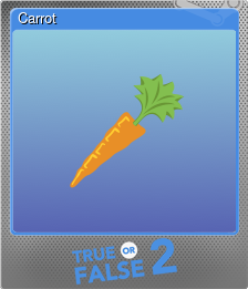 Series 1 - Card 2 of 5 - Carrot