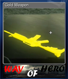 Series 1 - Card 2 of 5 - Gold Weapon