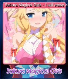 Series 1 - Card 7 of 8 - Sakura Magical Girls - I will erase all sadness