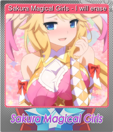 Series 1 - Card 7 of 8 - Sakura Magical Girls - I will erase all sadness