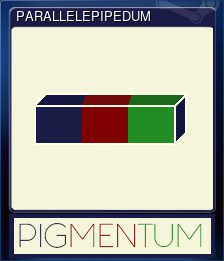Series 1 - Card 5 of 6 - PARALLELEPIPEDUM