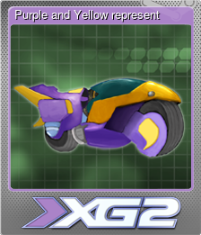Series 1 - Card 3 of 7 - Purple and Yellow represent