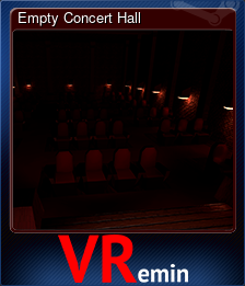 Series 1 - Card 1 of 5 - Empty Concert Hall