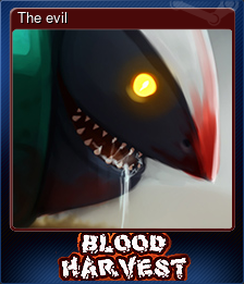 Series 1 - Card 2 of 5 - The evil